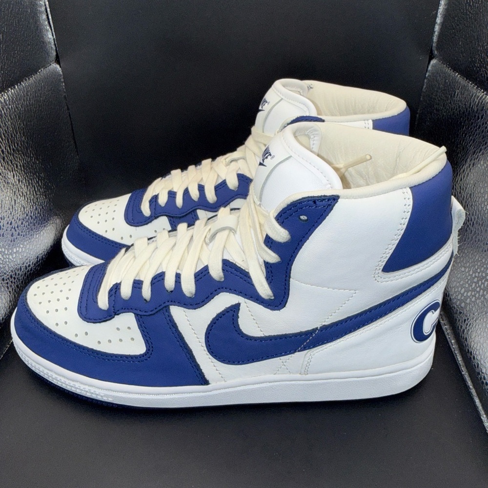 Size 6.5 - Comme des Garçons Homme Plus x Nike Terminator High Navy, FD4159-100 - Picture 2 of 11